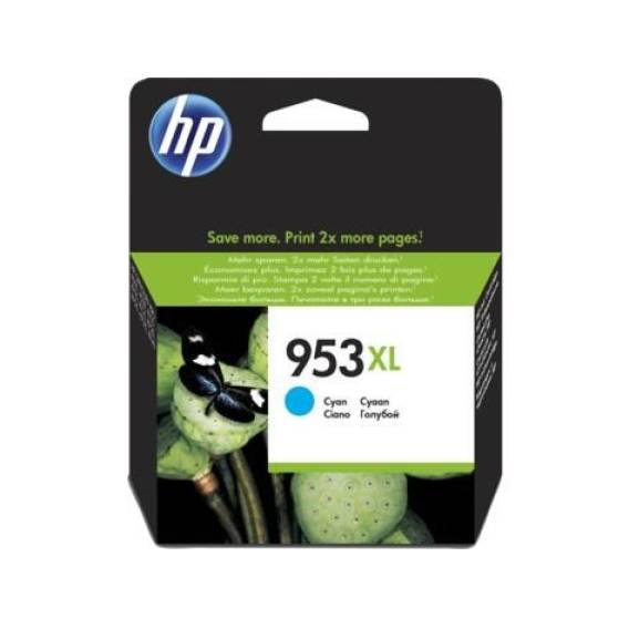 Obrázok pre HP 953XL Azurová originální inkoustová kazeta s vysokou výtěžností