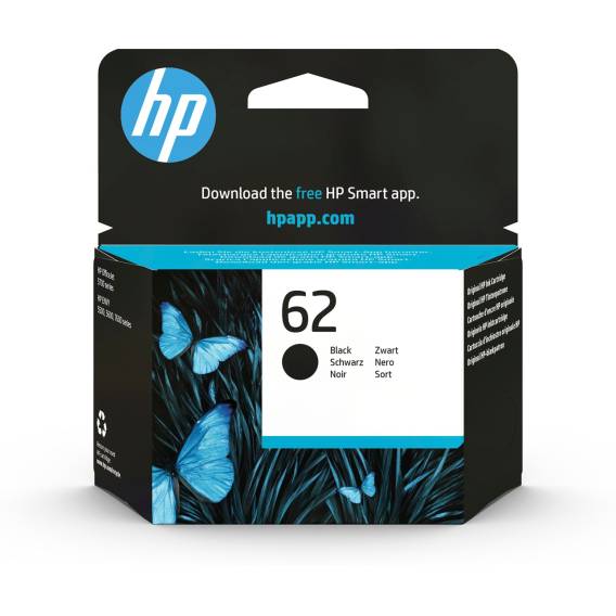 Obrázok pre HP 62 Black Original Ink Cartridge