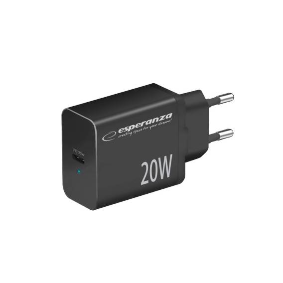 Obrázok pre Esperanza EZC104K Síťová nabíječka 20W černá