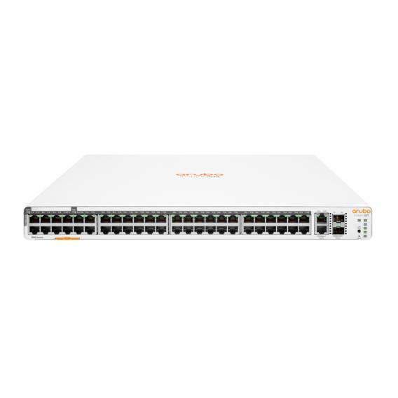 Obrázok pre HPE Aruba Networking Networking Instant On Switch 40p Gigabit CL4 8p Gigabit CL6 PoE 2p 10GBT 2p SFP+ 600W 1960 Řízený L2+ Gigabit Ethernet (10/100/1000) Podpora napájení po Ethernetu (PoE) 1U Bílá