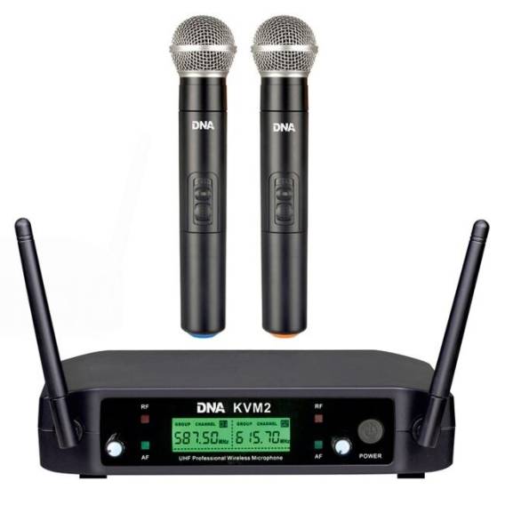 Obrázok pre DNA KVM 2 Wireless Microphones Sound System