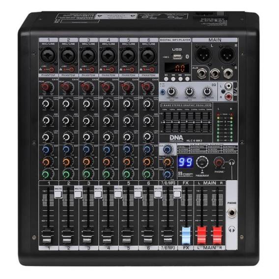 Obrázok pre DNA HLC 6 MK2 Analog Sound Mixer 6 Channels U