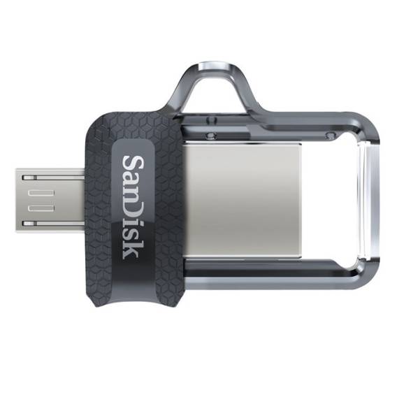 Obrázok pre SanDisk 173386 USB paměť 128 GB USB Type-A / Micro-USB Černá, Průhledná