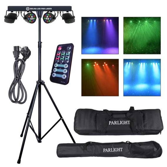 Obrázok pre LIGHT4ME LED PAR LASER BEAM lighting kit