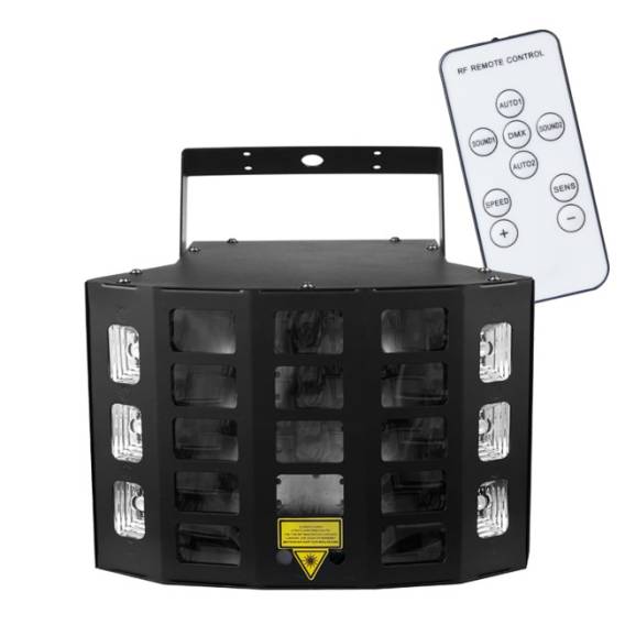 Obrázok pre LIGHT4ME TURBO DERBY 4IN1 LED multi-effect light