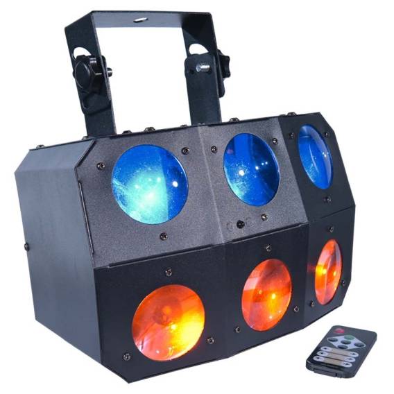 Obrázok pre LIGHT4ME SIX EYE BEAM strong LED beam effect + REMOTE CONTROL