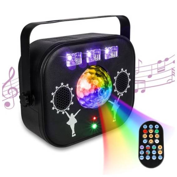 Obrázok pre LIGHT4ME MULTIBOX multi-effect LED globe disco laser