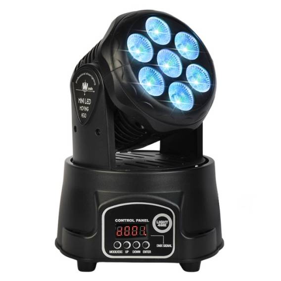 Obrázok pre LIGHT4ME COMPACT PMH 7x8W LED wash moving head