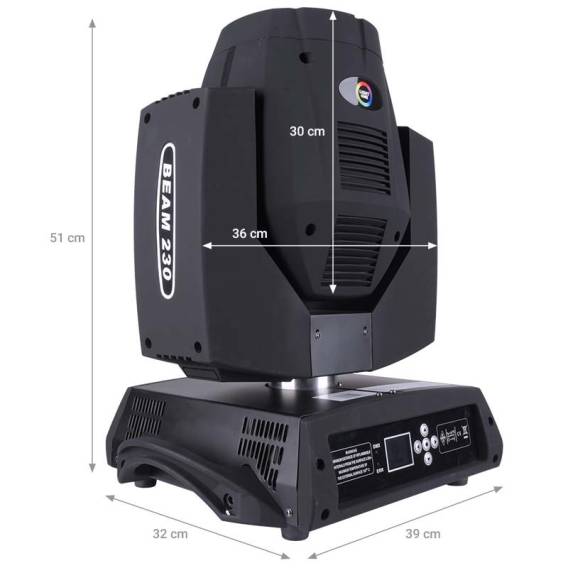 Obrázok pre LIGHT4ME 7R BEAM 230W Moving Head Lighting