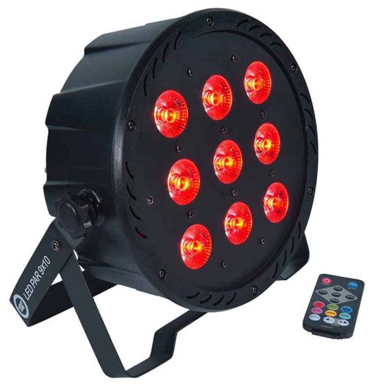 Obrázok pre LIGHT4ME LED PAR 9X10W MKII RGBW IR Remote Control