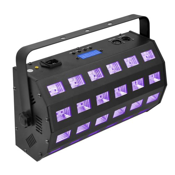 Obrázok pre LIGHT4ME UV 24 + STROBE DMX Ultraviolet Spotlight