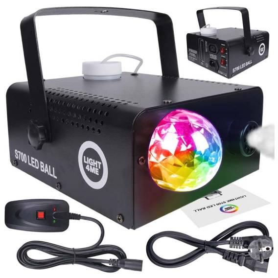 Obrázok pre LIGHT4ME S 700W LED BALL fog smoke generator efek