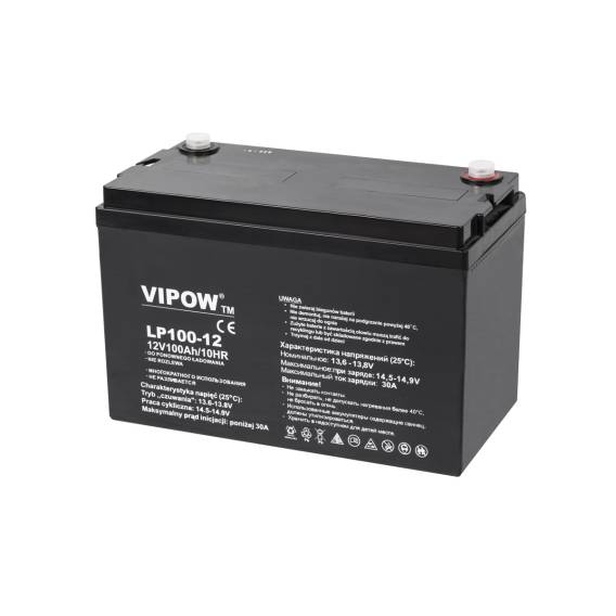 Obrázok pre VIPOW Gel Battery 12V 100Ah