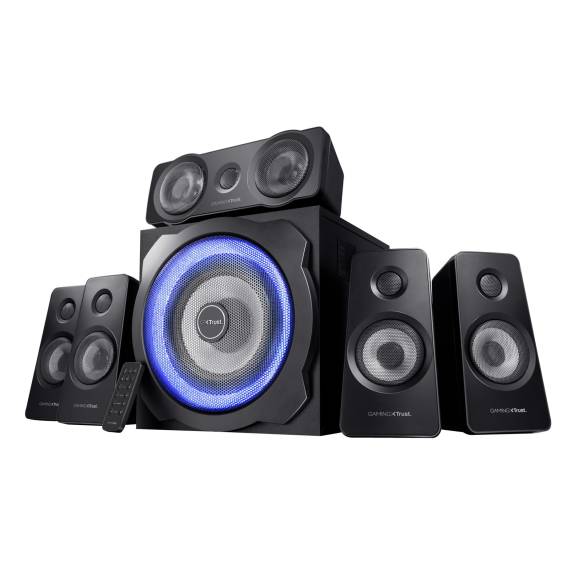 Obrázok pre Trust GXT 658 Tytan 5.1 sada reproduktorů 90 W Univerzální Černá 5.1 kanály/kanálů