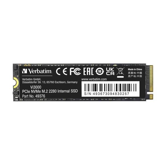 Obrázok pre Verbatim Vi3000 512 GB M.2 PCI Express 3.0 NVMe