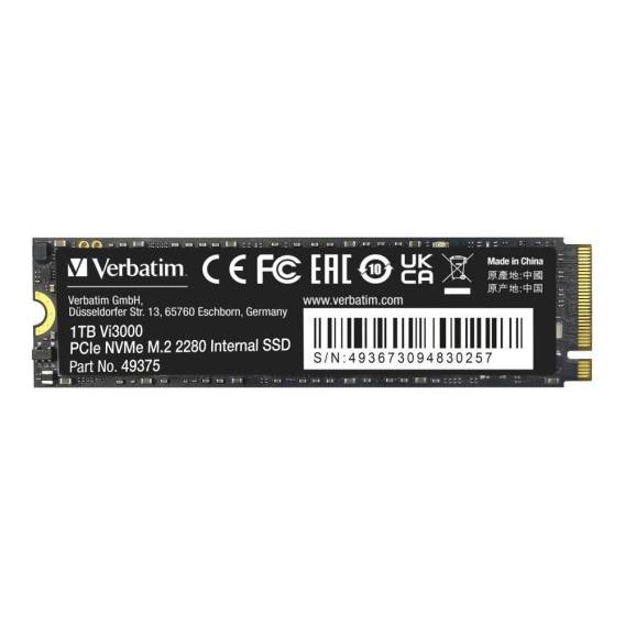 Obrázok pre Verbatim Vi3000 1 TB M.2 PCI Express 3.0 NVMe