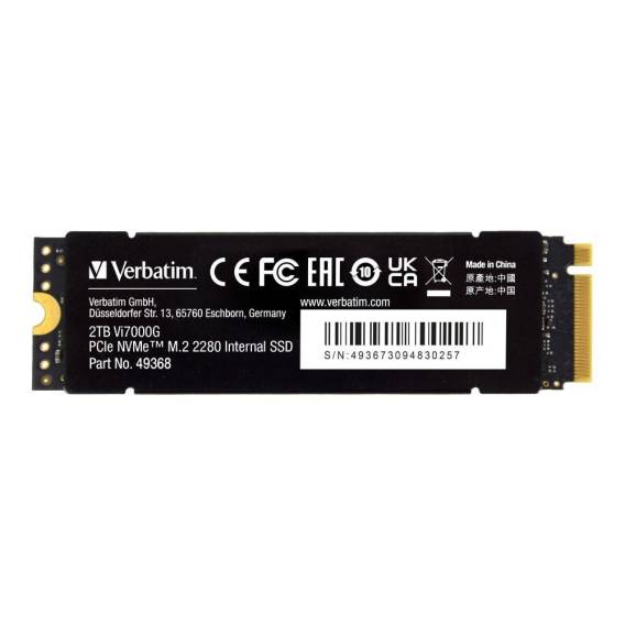 Obrázok pre Verbatim Vi7000G 2 TB M.2 PCI Express 4.0 NVMe