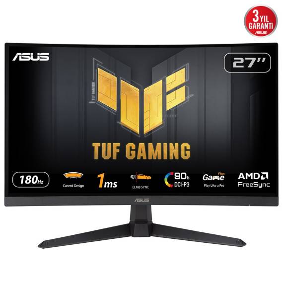 Obrázok pre ASUS TUF Gaming VG27VQ3B počítačový monitor 68,6 cm (27") 1920 x 1080 px Full HD LCD Černá