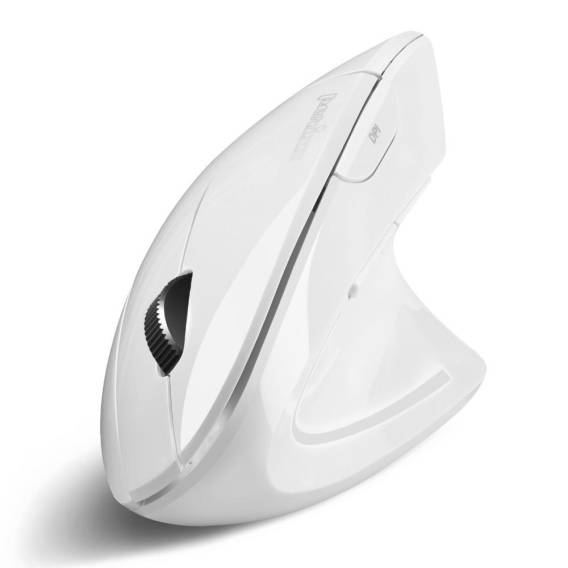 Obrázok pre Mysz bezprzewodowa Perixx PERIMICE-813 W optyczna wertykalna pionowa prawa biała RF + BLUETOOTH