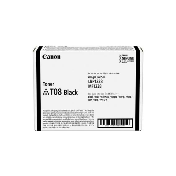 Obrázok pre Canon TONER T08 BLACK tonerová náplň 1 kusů Originální Černá
