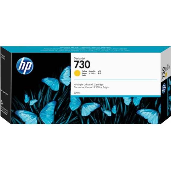 Obrázok pre HP Žlutá inkoustová kazeta 730 DesignJet, 300 ml