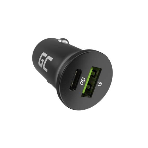 Obrázok pre Green Cell GC PowerRide Nano38 38W 6A 1x USB-C 1x USB-A nabíječka do auta