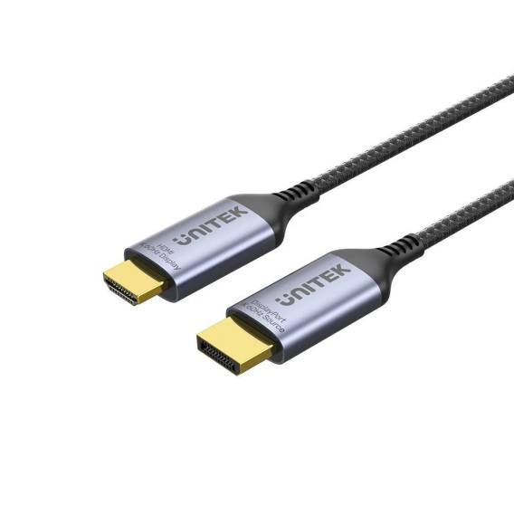 Obrázok pre KABEL UNITEK DISPLAYPORT 1.4 NA HDMI 2.1, 8K, 1,8 M