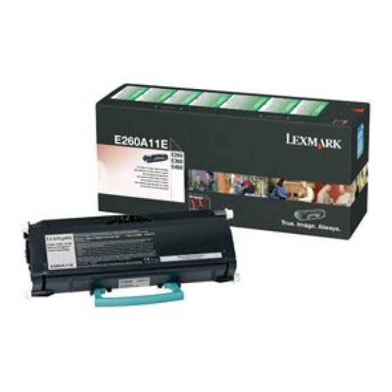 Obrázok pre Lexmark E260A11E tonerová náplň 1 kusů Originální Černá