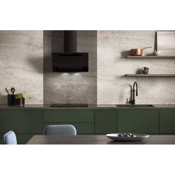 Obrázok pre Vertikální nástěnný komínový odsavač par Eco Duo Glass Black