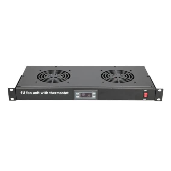 Obrázok pre Extralink Ventilátorový panel 19", 2 ventilátory, s termostatem