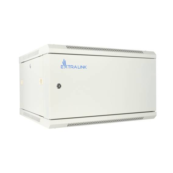 Obrázok pre Extralink Racková skříň 6U 600x600 ASP Šedá montovaná na zdi, plné plechové dveře
