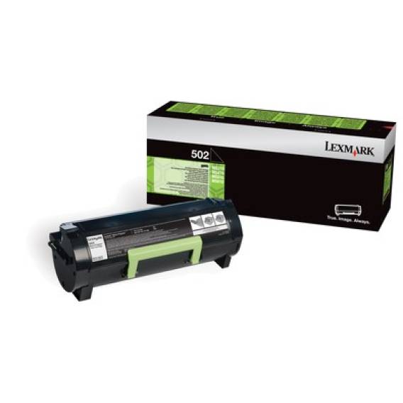 Obrázok pre Lexmark 502 tonerová náplň 1 kusů Originální Černá