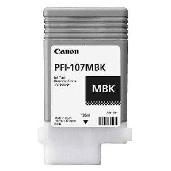 Obrázok pre Canon PFI-107MBK inkoustová náplň 1 kusů Originální Matně černá
