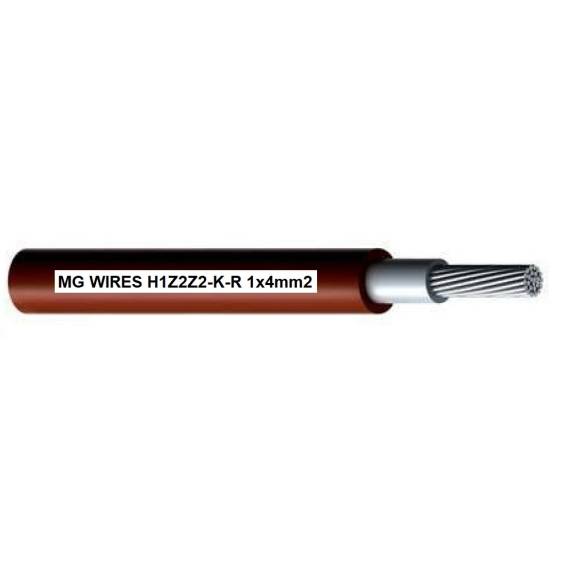 Obrázok pre Photovoltaic cable // MG Wires // 1x4mm2, 0,6/1kV red H1Z2Z2-K-R-4mm2 RD, 500m spool