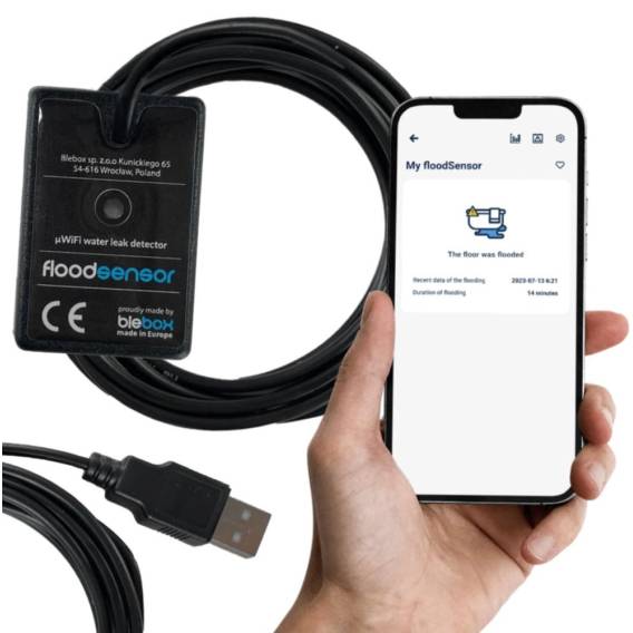 Obrázok pre BLEBOX floodSensor WiFi flood sensor 1x binary