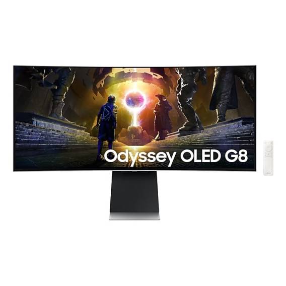 Obrázok pre Samsung LS34DG850SUXDU počítačový monitor 86,4 cm (34") 3440 x 1440 px UltraWide Quad HD OLED Stříbrná