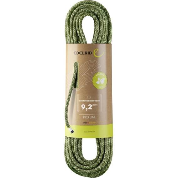 Obrázok pre Hummingbird eco dry rope 9,2mm 70m-night-citrus EDELRID