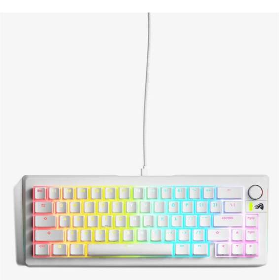 Obrázok pre Glorious Gaming GMMK 3 65% Prebuilt klávesnice Hraní USB QWERTY Americká angličtina Bílá