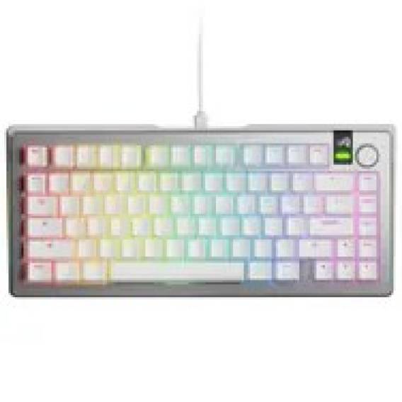 Obrázok pre Glorious Gaming GMMK 3 PRO 75% Prebuilt klávesnice Hraní USB QWERTY Americká angličtina Stříbrná