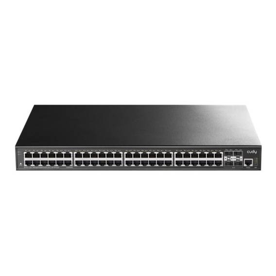 Obrázok pre Cudy GS5048S4 síťový přepínač Řízený L3 Gigabit Ethernet (10/100/1000) Černá