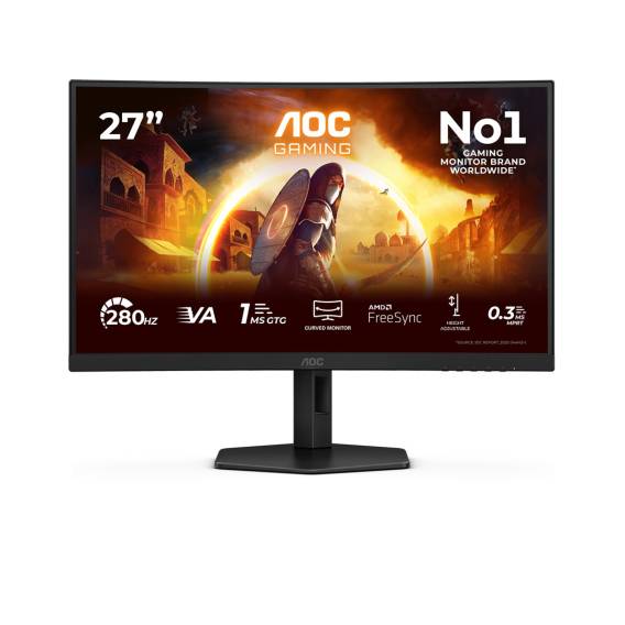 Obrázok pre AOC G4 C27G4ZXU počítačový monitor 68,6 cm (27") 1920 x 1080 px Full HD LED Černá