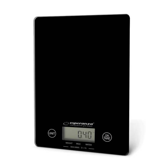 Obrázok pre Esperanza EKS002K Elektronická kuchyňská váha Černý stolní obdélník