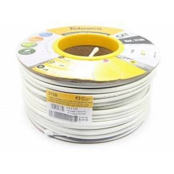 Obrázok pre TELEVES COAXIAL CABLE CXT 1.02 CU 79% PVC ref. 2128 - roll 100m (internal)
