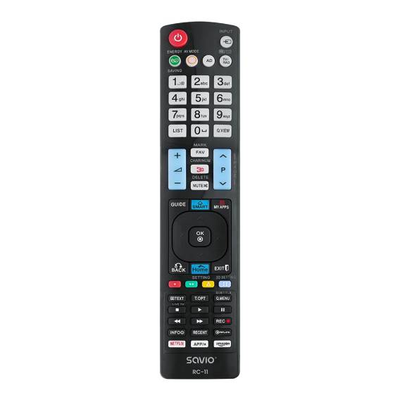 Obrázok pre Savio RC-11 dálkové ovládání IR Wireless TV Tlačítka