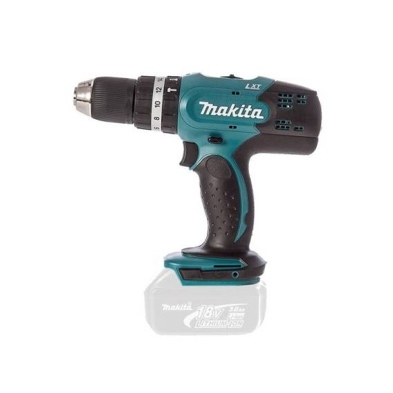 Obrázok pre Makita DHP453Z vrtačka Rychloupínací 1,7 kg Černá, Zelená, Stříbrná