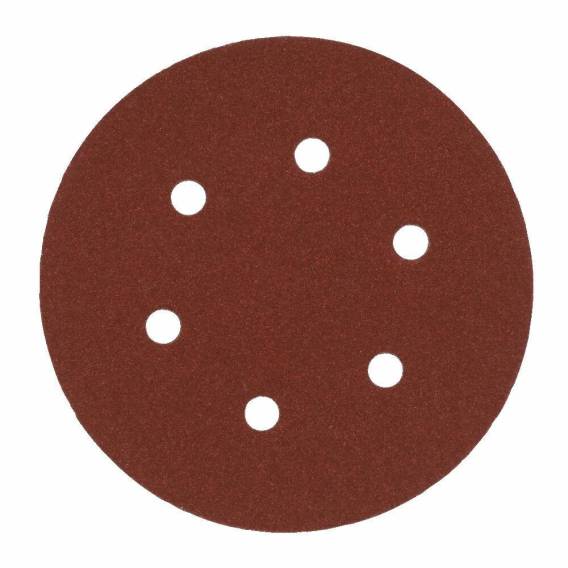 Obrázok pre MILWAUKEE ABRASIVE DISC 150mm 6 HOLES P40 /50 pcs.