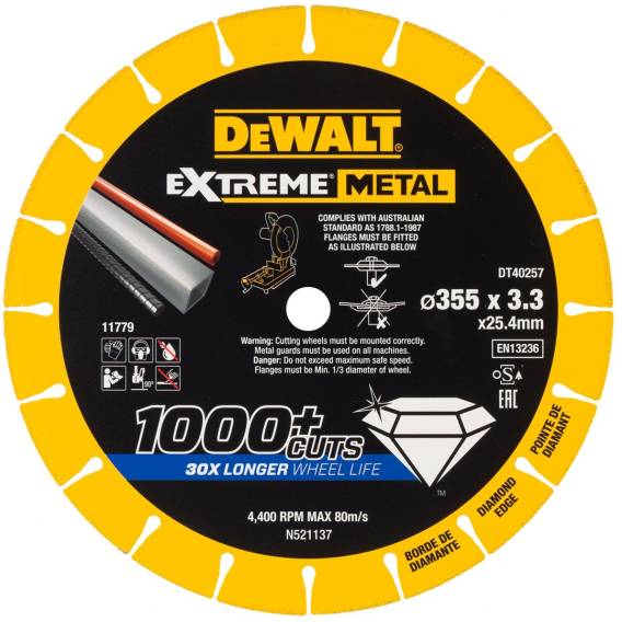 Obrázok pre DeWALT DT40257-QZ diamantový kotouč