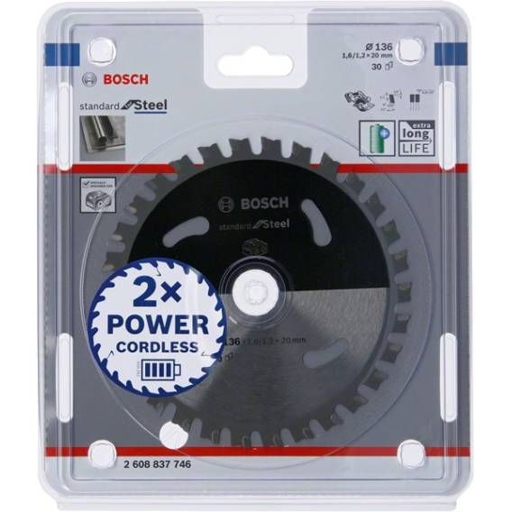 Obrázok pre Bosch 2 608 837 746 pilový kotouč 13,6 cm 1 kusů