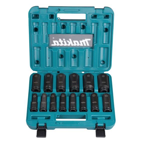 Obrázok pre Makita E-16586 nástrčná hlavice na ráčnu Sada nástrčných hlavic na ráčnu Černá, Zelená