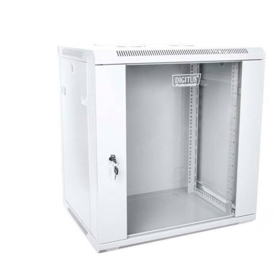 Obrázok pre Digitus DN-W19 12U/450 rack Nástěnný regál Šedá